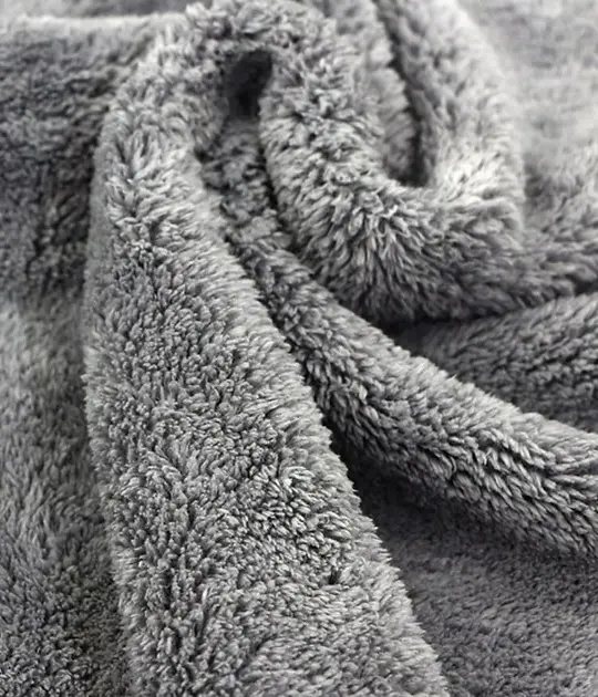 Adams Borderless Gray Lite Plush Towel 2.webp