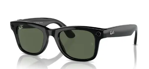 Ray Ban Meta - RW4008 Wayfarer Black/Green